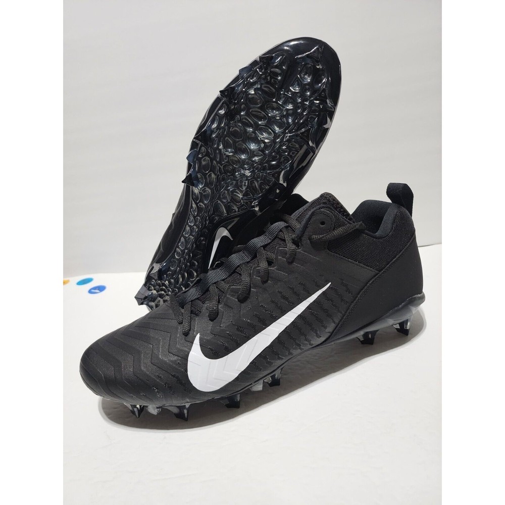 Nike Alpha Menace Pro 2 Low Football Cleats Black (CV6477-001) Men's Size 13.5